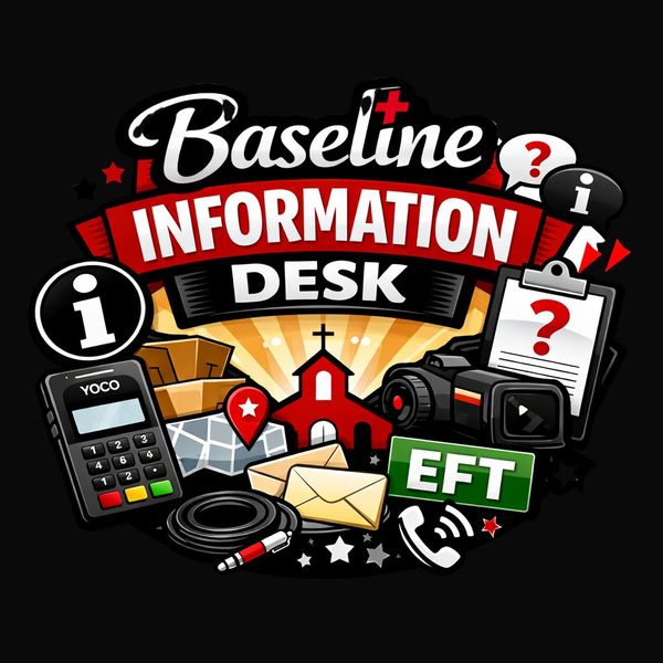 Information Desk ministry badge